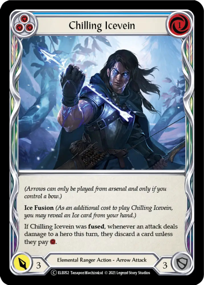 Chilling Icevein (Blue) [Tales of Aria Unlimited] Unlimited Rainbow Foil - Flesh And Blood Single