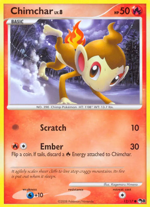 Chimchar (12/17) [POP Series 8] - Pokemon Single