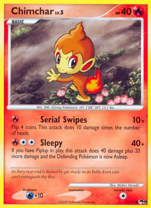 Chimchar (13/17) [POP Series 9] - Pokemon Single