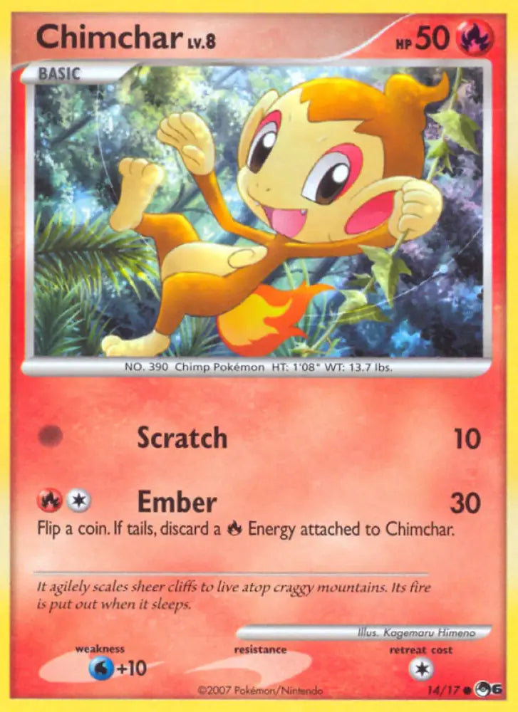 Chimchar (14/17) [POP Series 6] - Pokemon Single