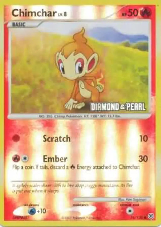 Chimchar (76/130) [Burger King Promos: 2008 Collection] - Pokemon Single