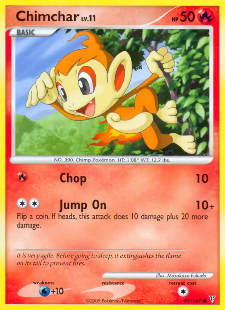 Chimchar (97/147) [Platinum: Supreme Victors] - Pokemon Single