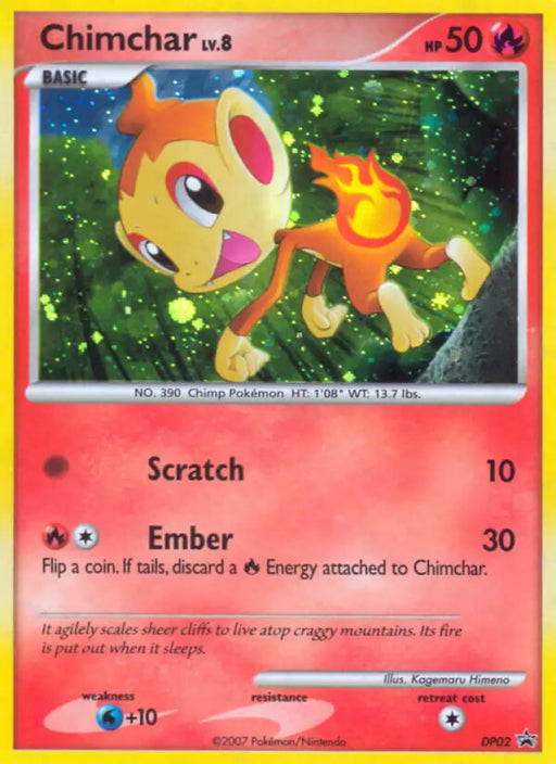 Chimchar (DP02) [Diamond & Pearl: Black Star Promos] - Pokemon Single