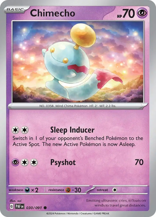 Chimecho (030/091) [Scarlet & Violet: Paldean Fates] - Pokemon Single