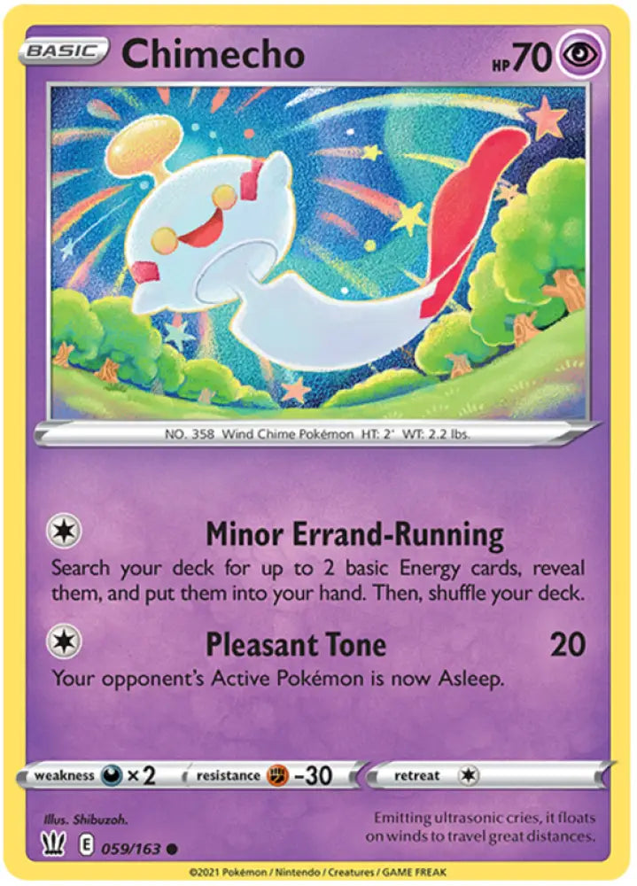Chimecho (059/163) [Sword & Shield: Battle Styles] - Pokemon Single