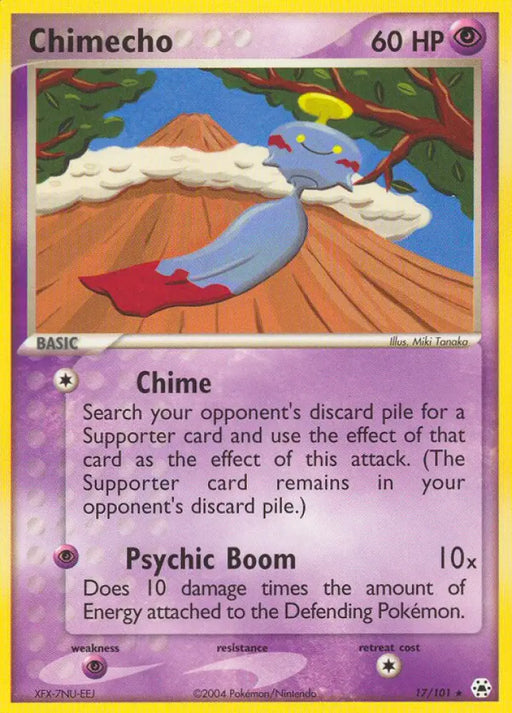 Chimecho (17/101) [EX: Hidden Legends] - Pokemon Single