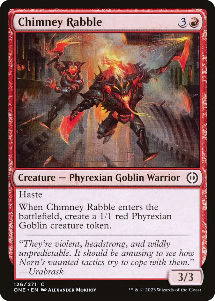Chimney Rabble [Phyrexia: All Will Be One] - MTG Single