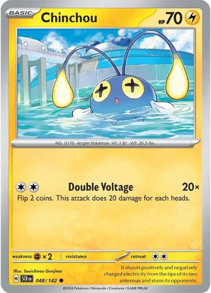 Chinchou (048/142) [Scarlet & Violet: Stellar Crown] - Pokemon Single