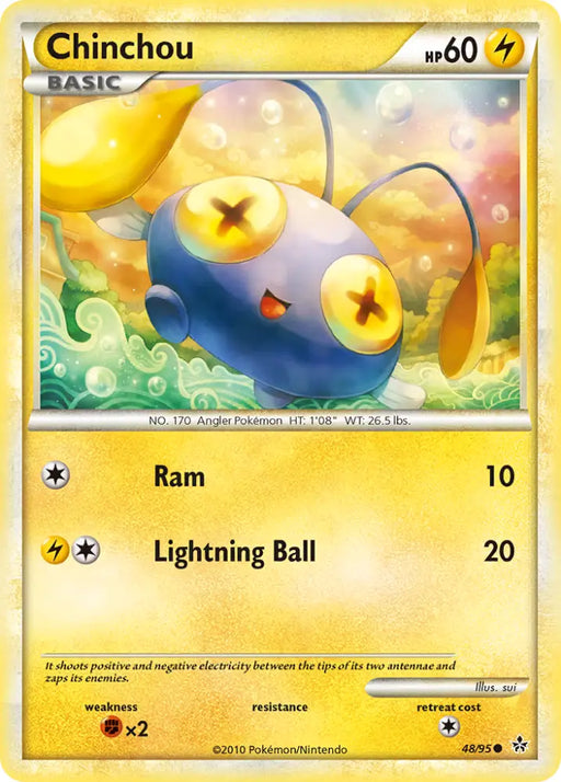 Chinchou (48/95) [HeartGold & SoulSilver: Unleashed] - Pokemon Single