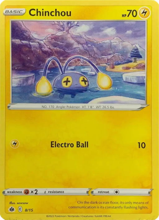 Chinchou (8/15) [McDonald’s Promos: Match Battle] - Pokemon Single