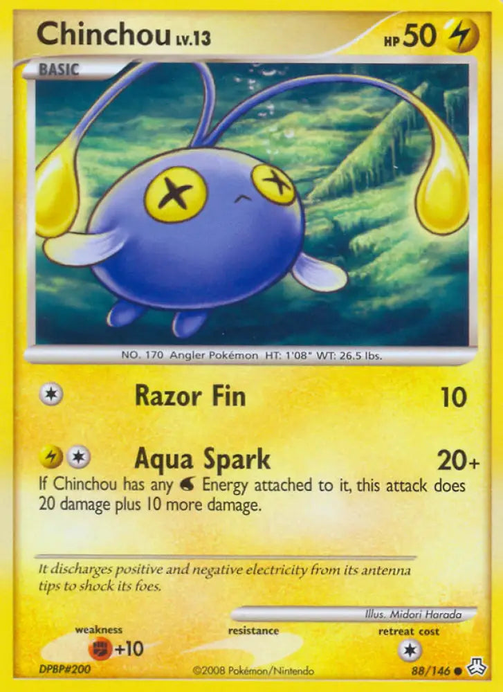 Chinchou (88/146) [Diamond & Pearl: Legends Awakened] - Pokemon Single