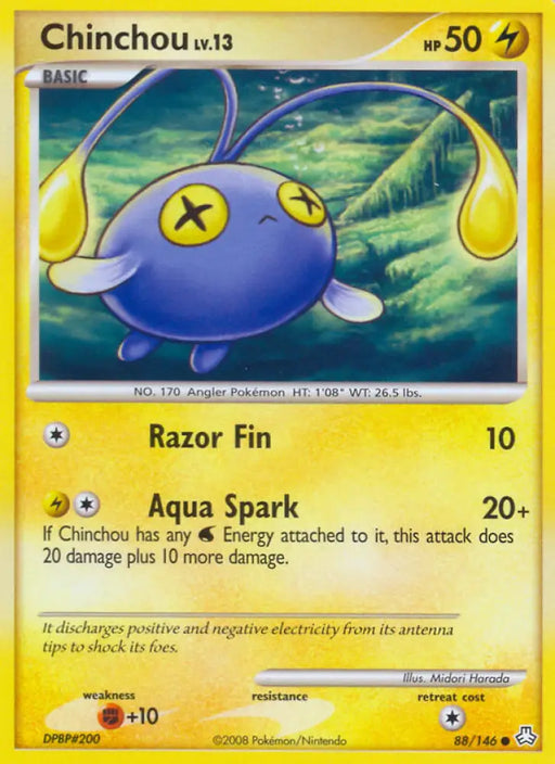 Chinchou (88/146) [Diamond & Pearl: Legends Awakened] - Pokemon Single