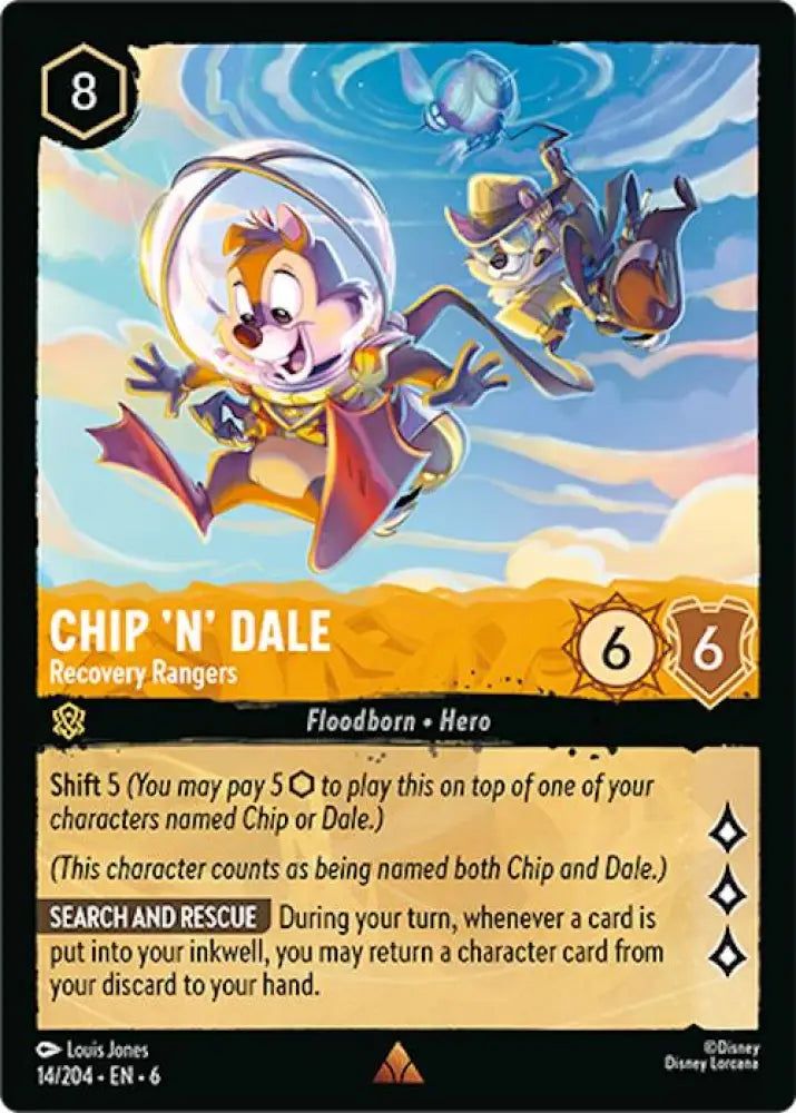 Chip ’n’ Dale - Recovery Rangers (14/204) [Azurite Sea] - Lorcana Single