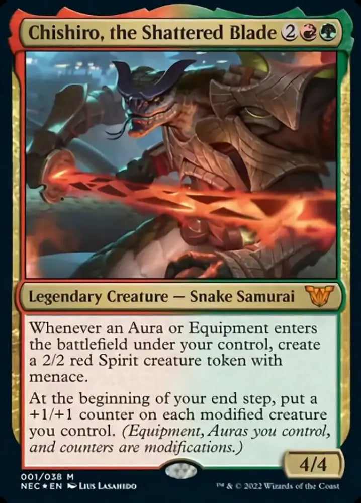 Chishiro the Shattered Blade [Kamigawa: Neon Dynasty Commander] - MTG Single