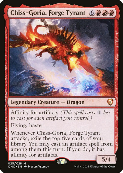 Chiss-Goria Forge Tyrant [Phyrexia: All Will Be One Commander] - MTG Single