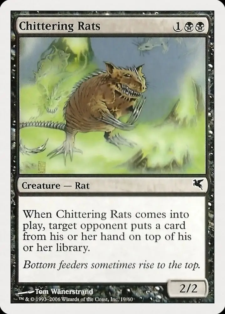 Chittering Rats (19) [Hachette UK] - MTG Single