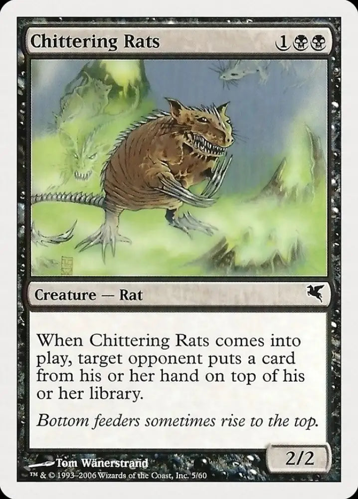 Chittering Rats (5) [Hachette UK] - MTG Single