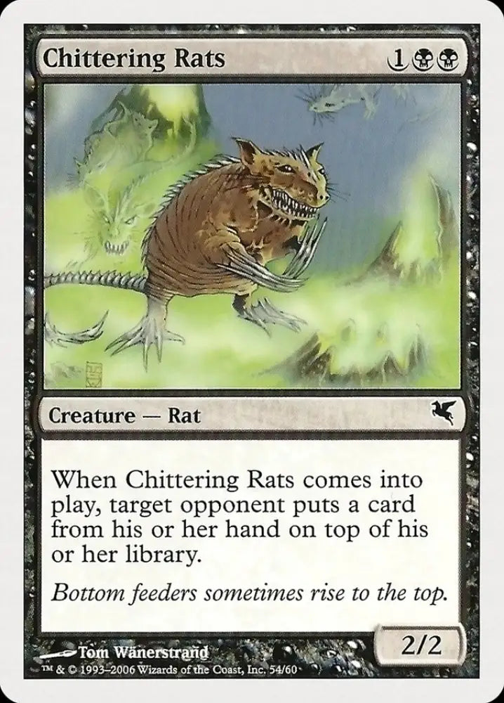 Chittering Rats (54) [Hachette UK] - MTG Single