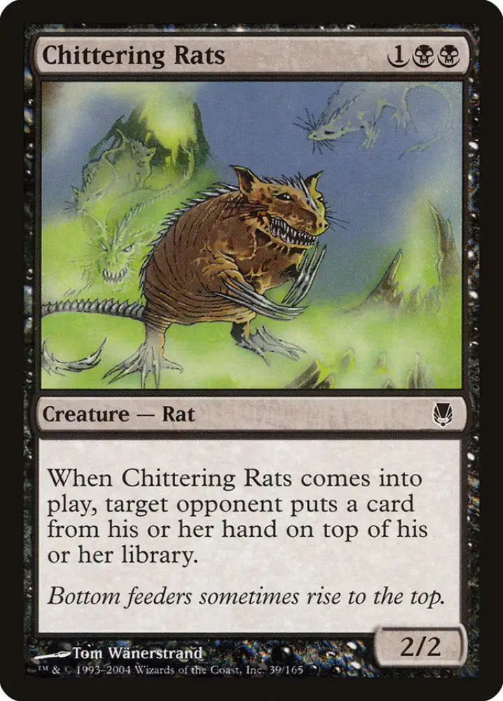 Chittering Rats [Darksteel] - MTG Single