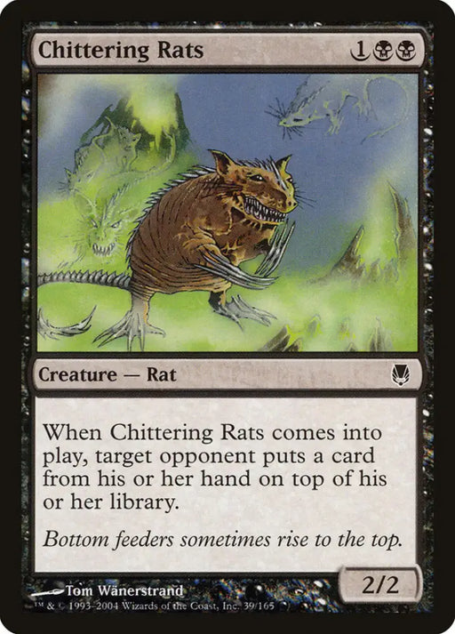 Chittering Rats [Darksteel] - MTG Single