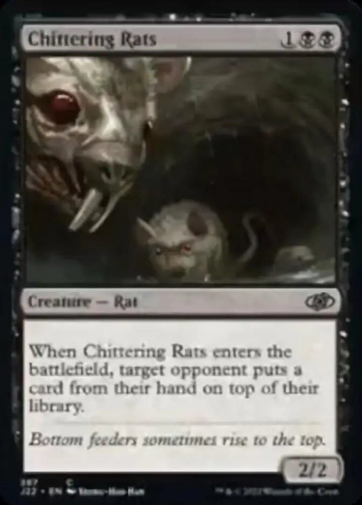 Chittering Rats [Jumpstart 2022] - MTG Single