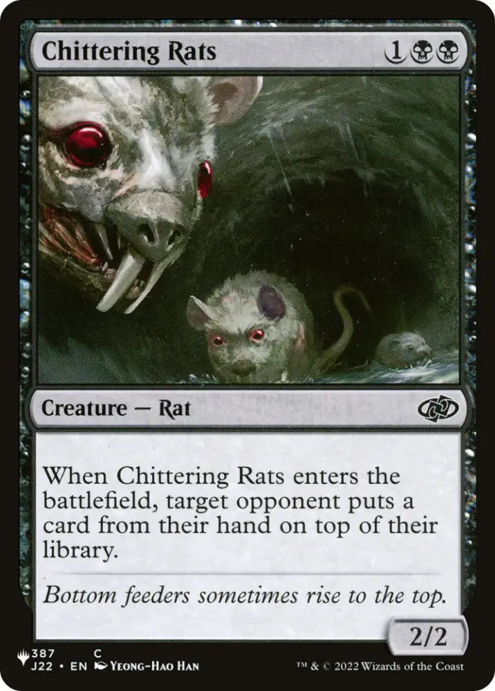 Chittering Rats [The List] - MTG Single