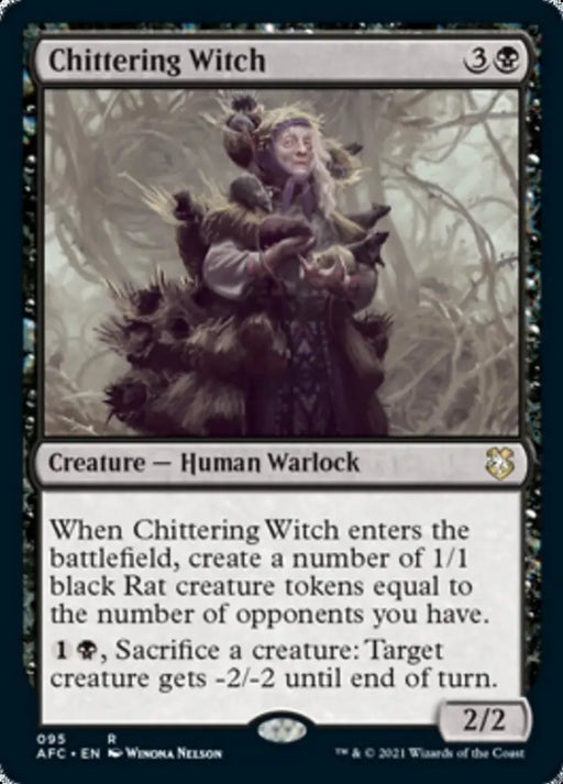 Chittering Witch [Dungeons & Dragons: Adventures in the Forgotten Realms Commander] - MTG Single
