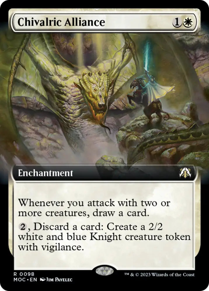 Chivalric Alliance (Extended Art) [March of the Machine Commander] - MTG Single