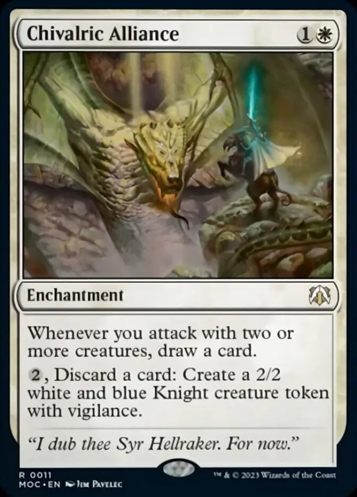 Chivalric Alliance [March of the Machine Commander] - MTG Single