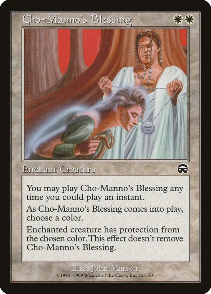 Cho-Manno’s Blessing [Mercadian Masques] - MTG Single