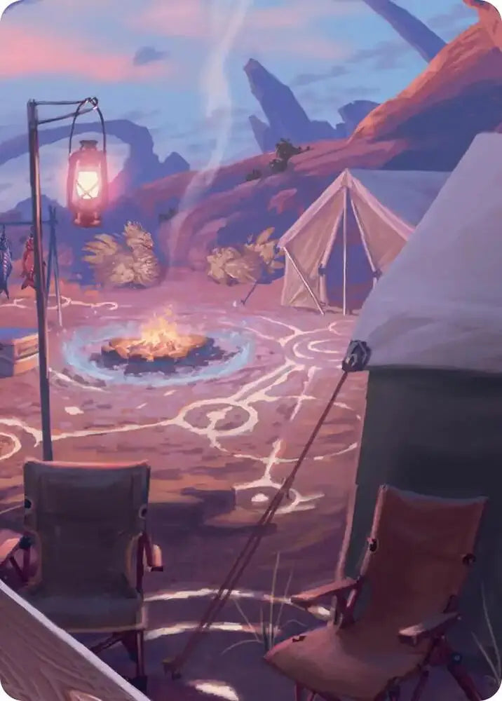 Chocobo Camp Scene Art Card (21) [Final Fantasy Art Series]