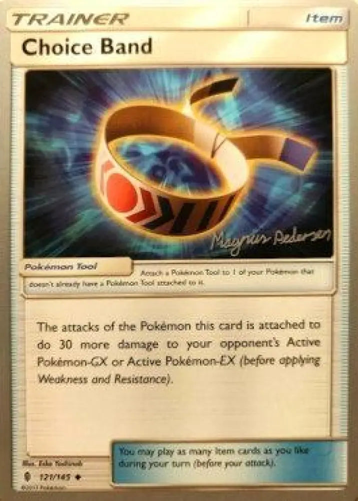 Choice Band (121/145) (Garbanette - Magnus Pedersen) [World Championships 2018] - Pokemon Single