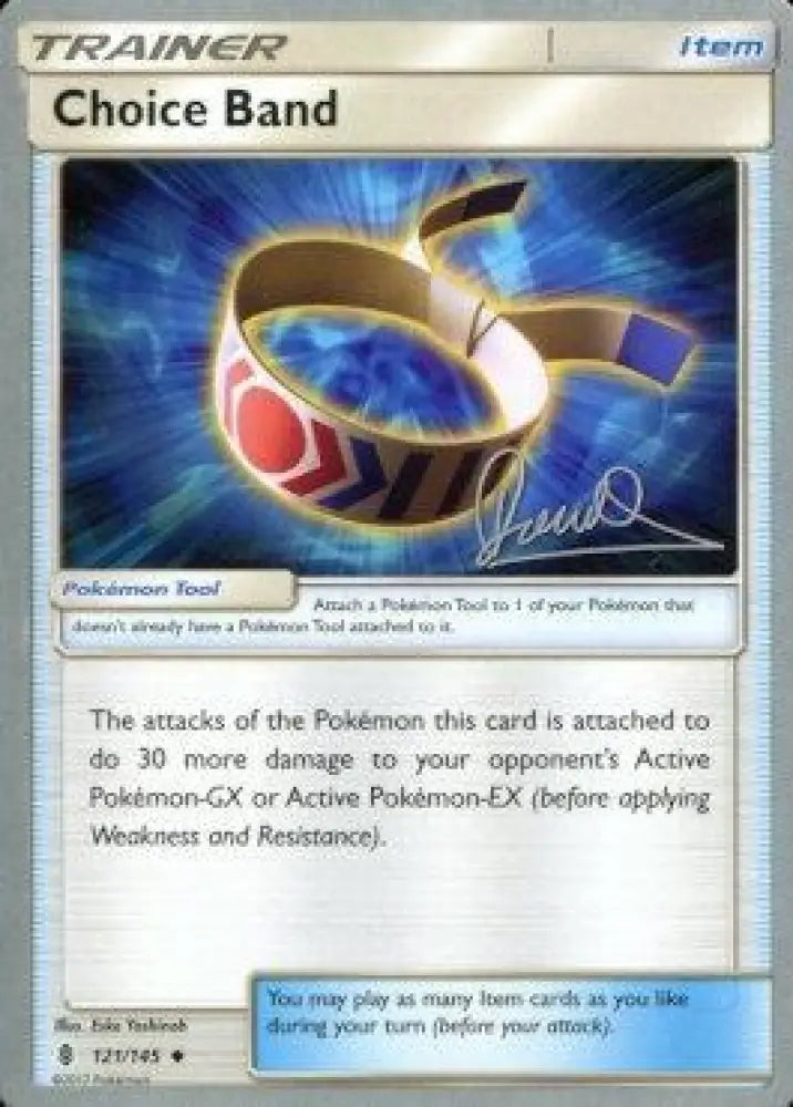 Choice Band (121/145) (Infinite Force - Diego Cassiraga) [World Championships 2017] - Pokemon Single