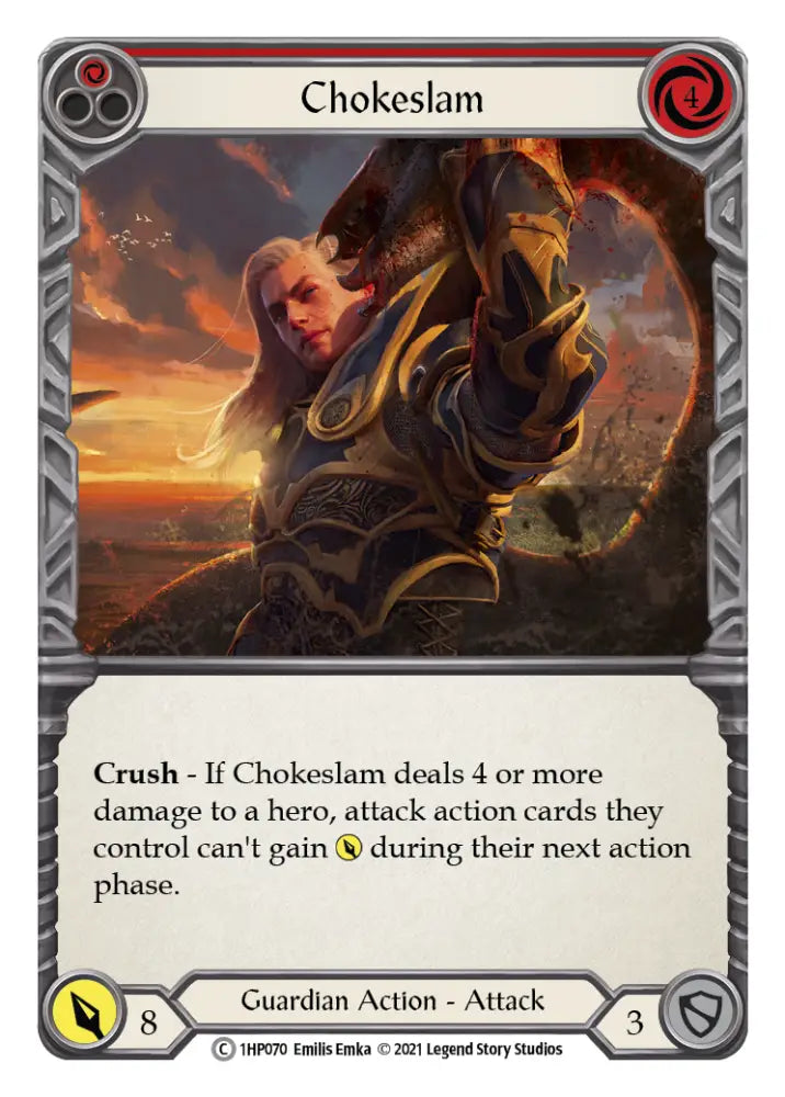 Chokeslam (Red) [1HP070] (History Pack 1) - Flesh And Blood Single