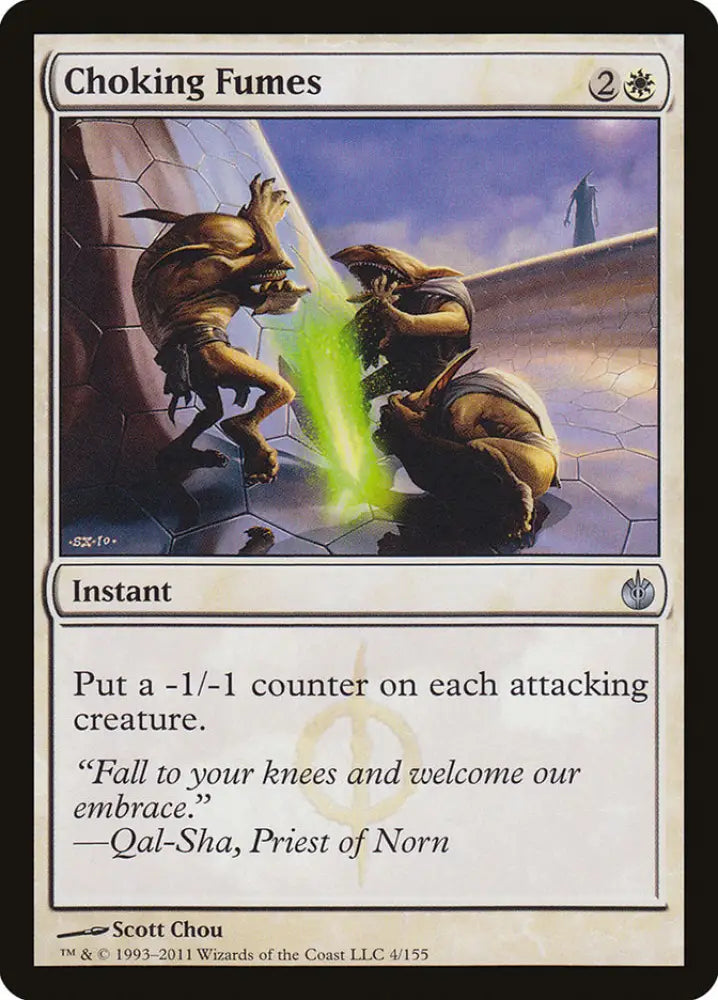 Choking Fumes [Mirrodin Besieged] - MTG Single