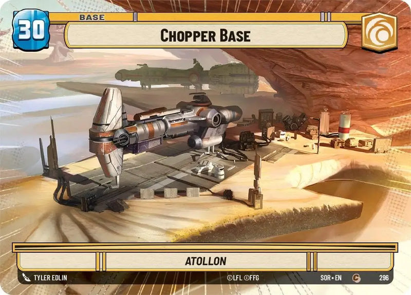 Chopper Base // Experience (Hyperspace) (296 // T03) [Spark of Rebellion] - Star Wars: Unlimited Single