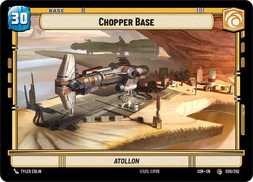 Chopper Base // Shield (30 // T02) [Spark of Rebellion] - Star Wars: Unlimited Single