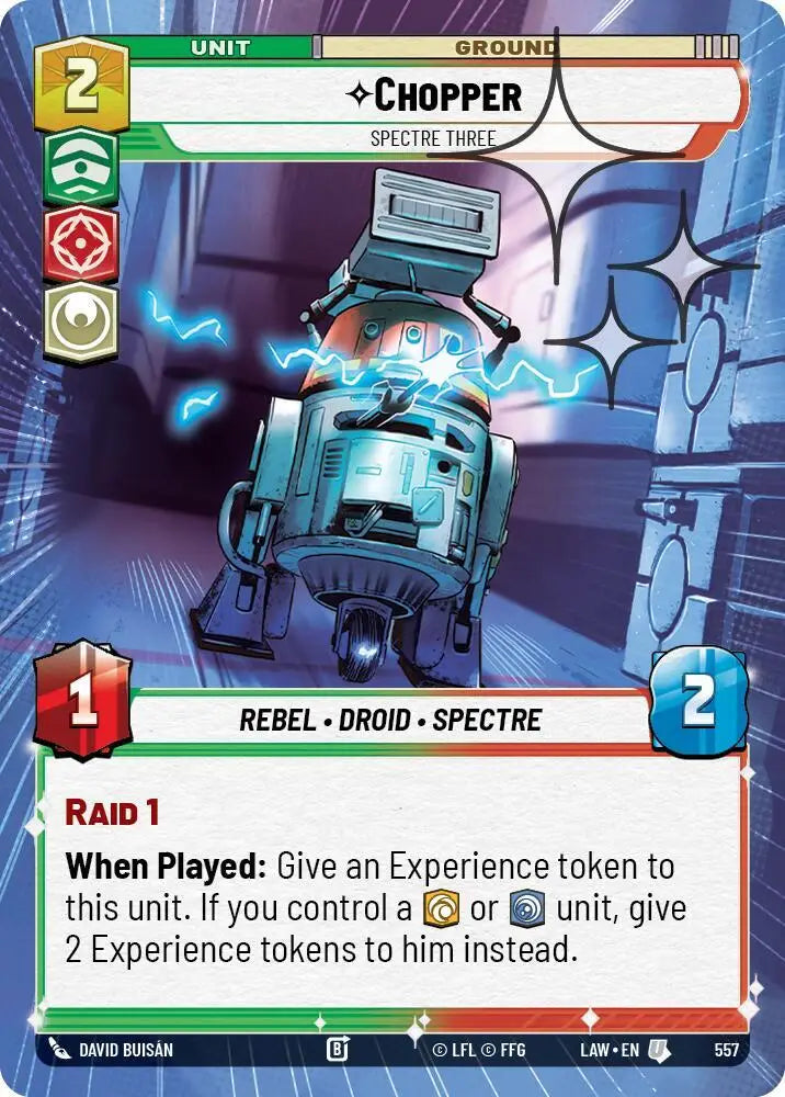 Chopper - Spectre Three (Hyperspace Foil) (557) [A Lawless Time]