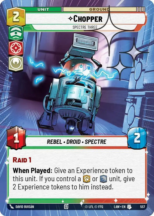 Chopper - Spectre Three (Hyperspace Foil) (557) [A Lawless Time]