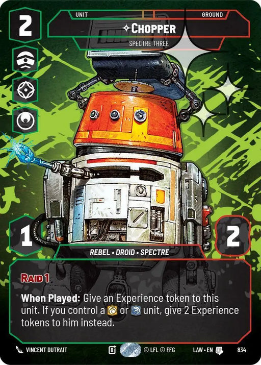 Chopper - Spectre Three (Prestige Foil) (834) [A Lawless Time]