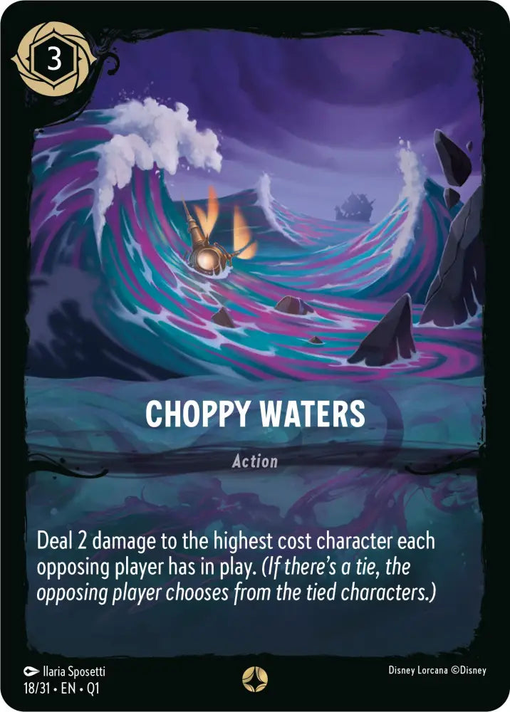 Choppy Waters (18/31) [Illumineer’s Quest: Deep Trouble] - Lorcana Single