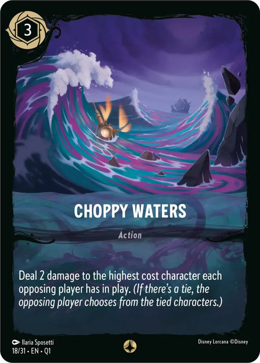 Choppy Waters (18/31) [Illumineer’s Quest: Deep Trouble] - Lorcana Single
