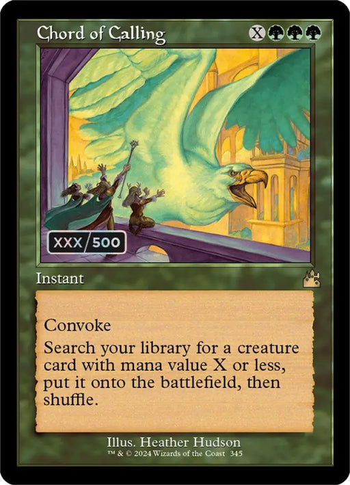 Chord of Calling (Retro) (Serialized) [Ravnica Remastered] - MTG Single