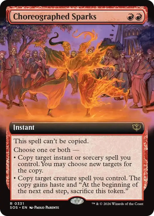 Choreographed Sparks (Extended Art) (331) [Secrets of Strixhaven]