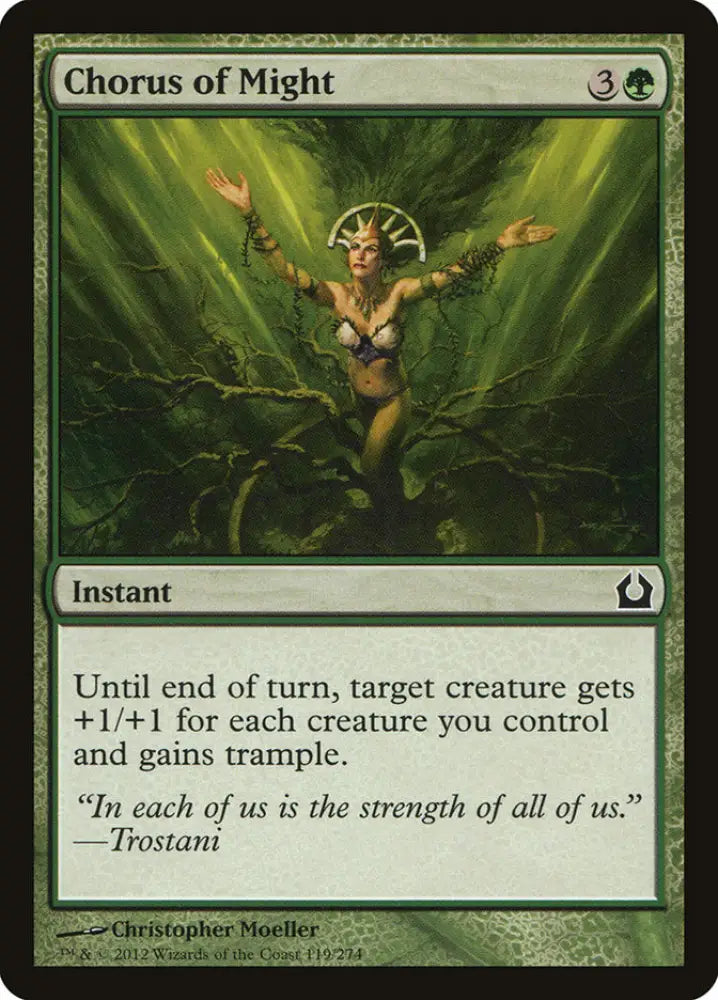 Chorus of Might [Return to Ravnica] - MTG Single