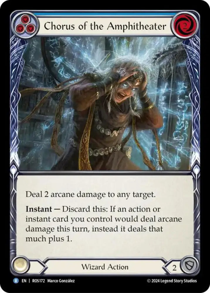 Chorus of the Amphitheater (Blue) [Rosetta] Rainbow Foil - Flesh And Blood Single