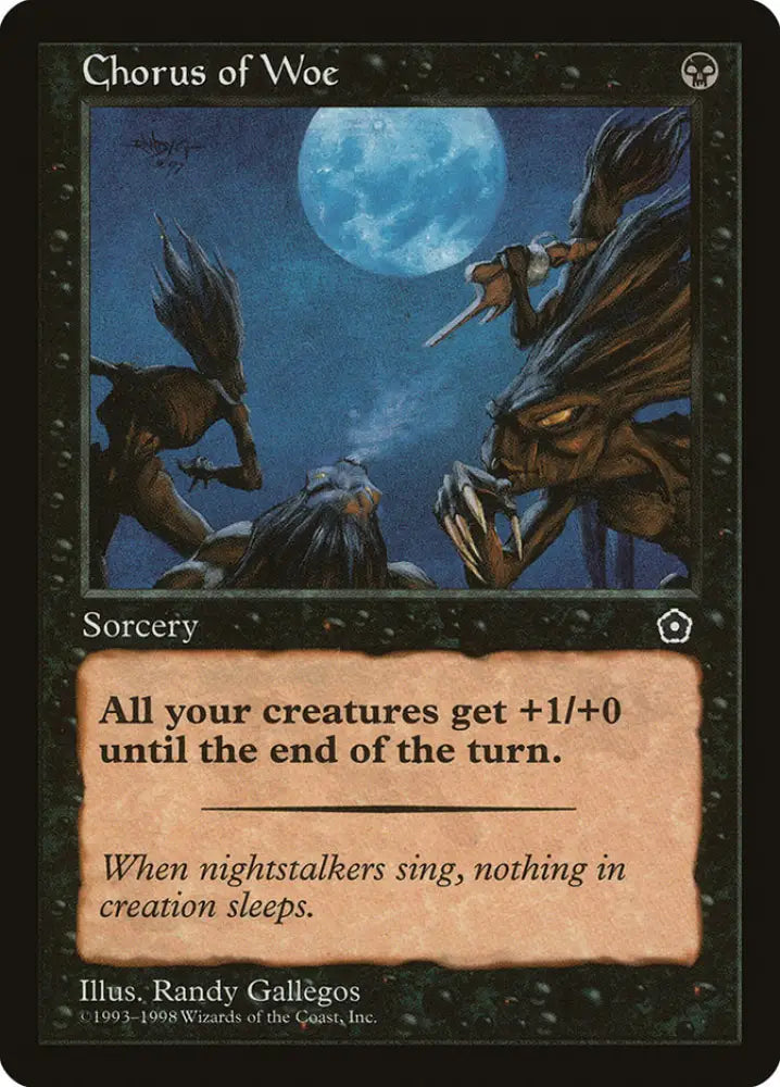 Chorus of Woe [Portal Second Age] - MTG Single
