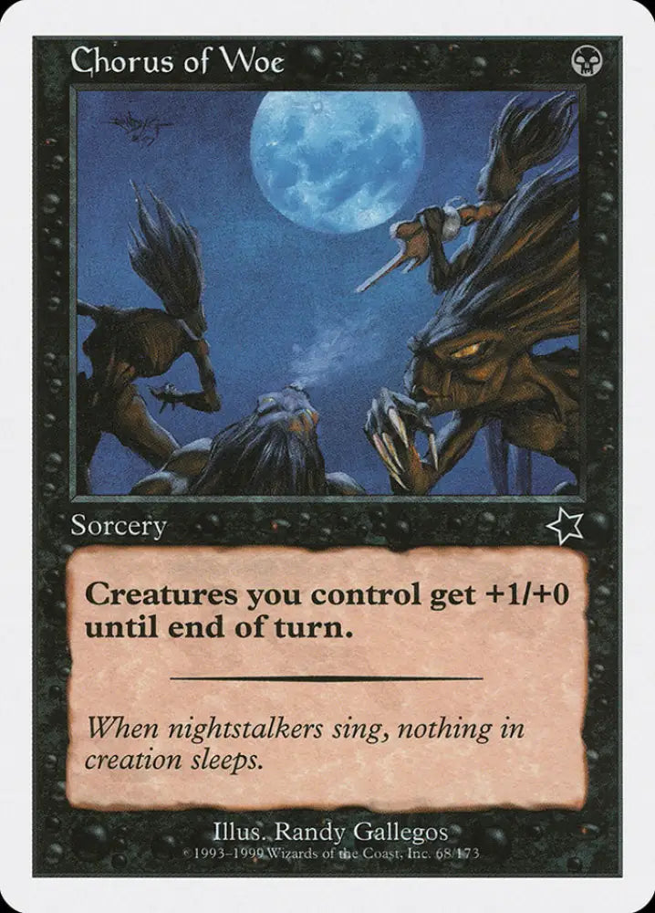 Chorus of Woe [Starter 1999] - MTG Single