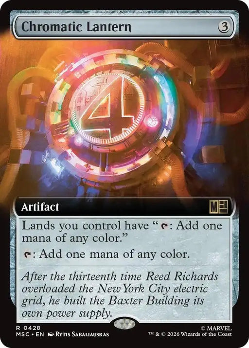 Chromatic Lantern (Extended Art) (428) [Marvel Super Heroes Commander]