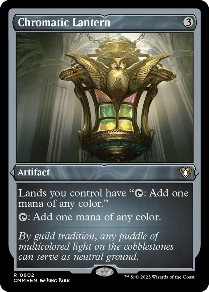 Chromatic Lantern (Foil Etched) [Commander Masters] - MTG Single